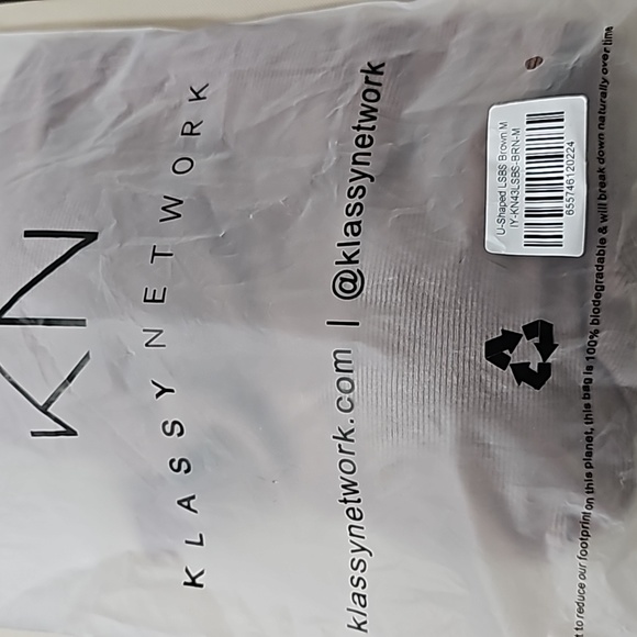 NWT Klassy Network Women's U-SHAPED LONG SLEEVE BRAMISUIT SIZE MEDIUM - Picture 5 of 7